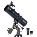 CELESTRON TELESCOPE ASTROMASTER 32044-DS 130 EQ NEWTONIAN WITH PHONE ADAPTER & T-ADAPTER/BARLOW